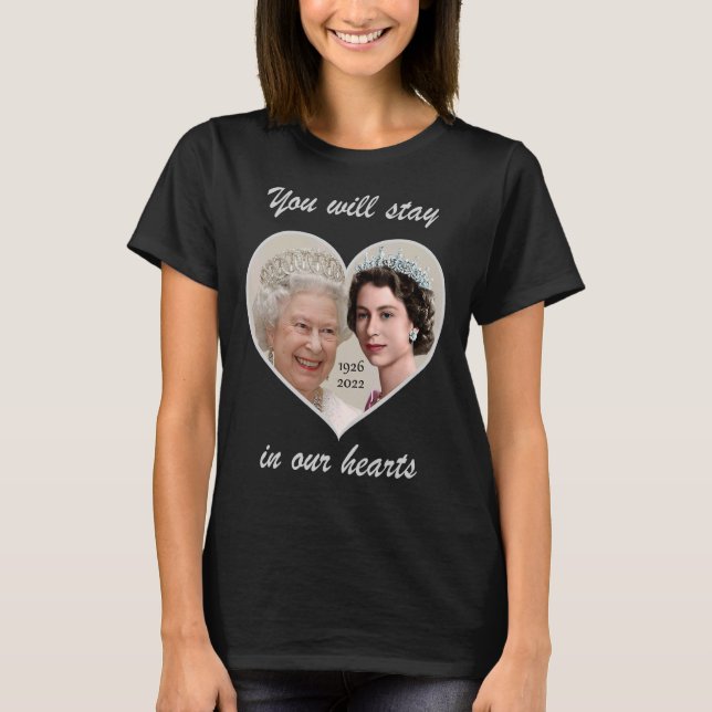 Queen Elizabeths Platinum Jubilee 70 years Celebra T-Shirt (Front)