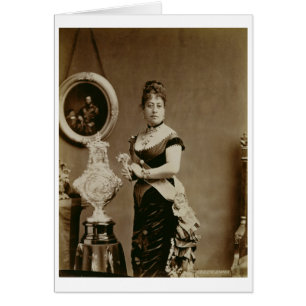 Queen Emma (1836-85) (sepia photograph)