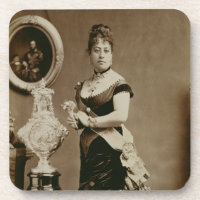 Queen Emma (1836-85) (sepia photograph)