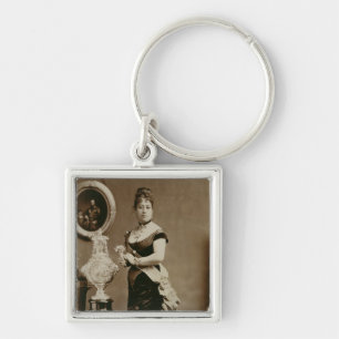 Queen Emma (1836-85) (sepia photograph) Key Ring