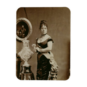 Queen Emma (1836-85) (sepia photograph) Magnet