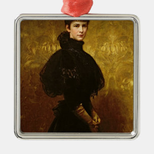 Queen Erzsebet Metal Ornament