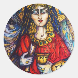 Queen Esther Classic Round Sticker