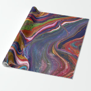 Queen For A Day 1 Colourful Abstract Wrapping Pape Paper