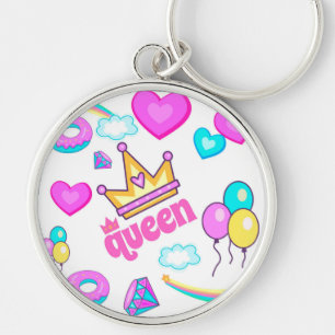 QUEEN FOR GIRLS KEY RING