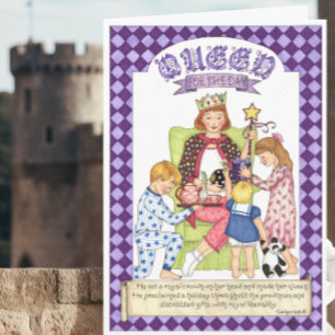 Queen for the Day Christian Birthday Card