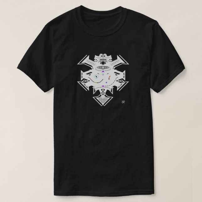 Queen goddess (alien?) portrait v2 T-Shirt (Design Front)