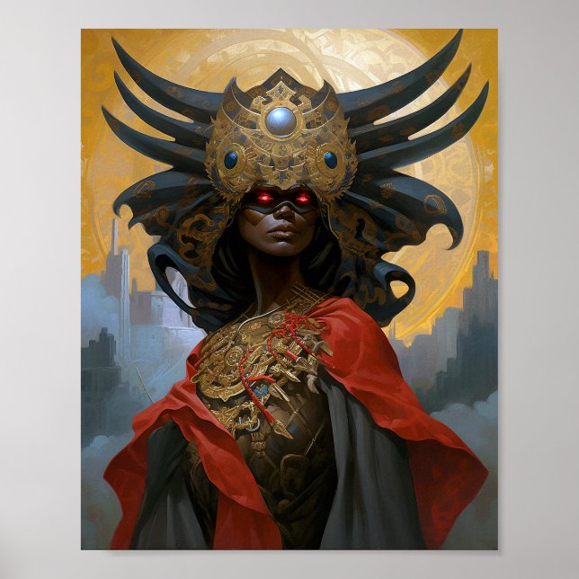 Queen Goddess Fantasy Art Poster (Front)