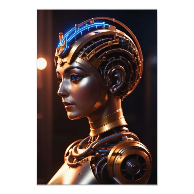 queen, gold, princess, Egypt future, design, trend Photo Print (Front)