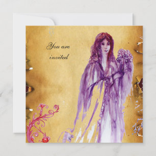 QUEEN GUINEVERE, Brown Parchment Invitation