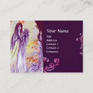 QUEEN GUINEVERE MONOGRAM BUSINESS CARD
