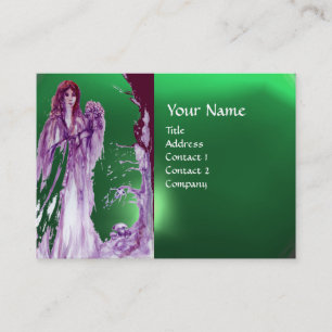 QUEEN GUINEVERE MONOGRAM BUSINESS CARD