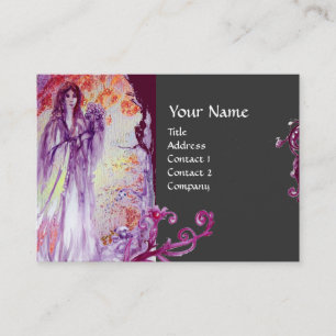 QUEEN GUINEVERE MONOGRAM BUSINESS CARD