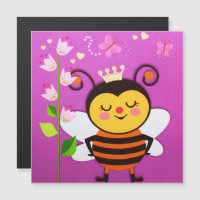 Queen Happy Little Honey Bee Flowers Butterfly
