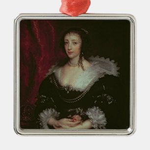 Queen Henrietta Maria Metal Ornament
