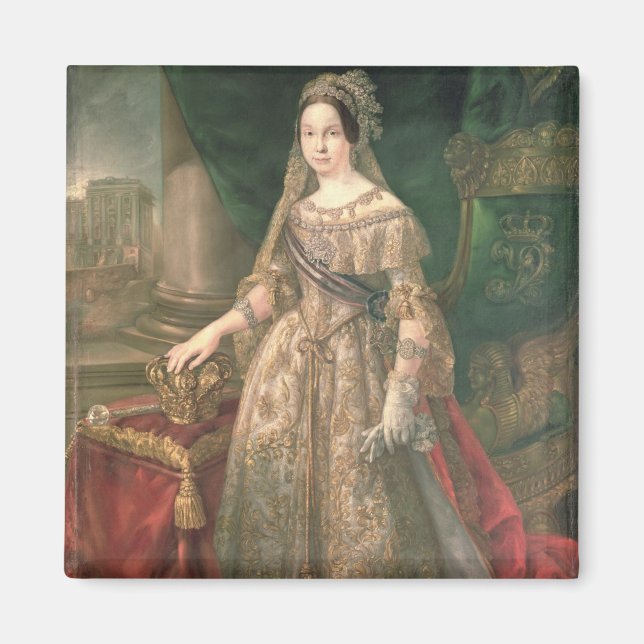 Queen Isabella II  1843 Magnet (Front)