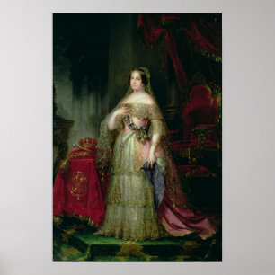 Queen Isabella II  of Spain Poster