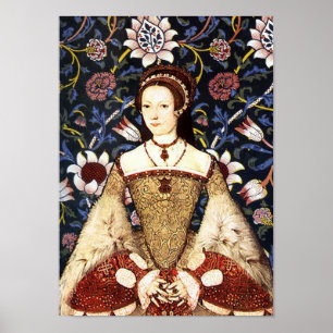 Queen  Katherine Parr of England Portrait Poster