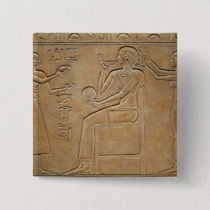 Queen Kawit at her toilet 15 Cm Square Badge