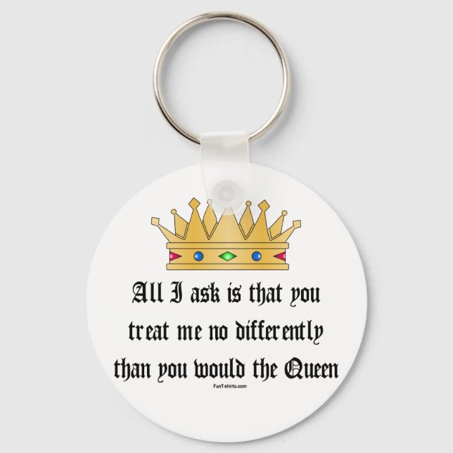 Queen keychain (Front)