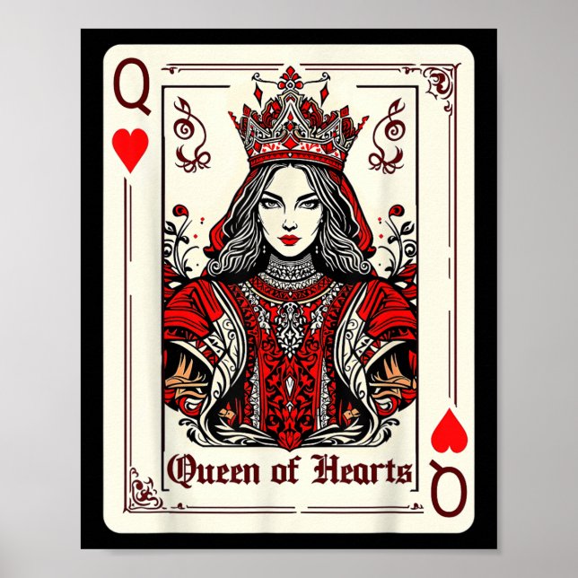 Queen King Of Hearts Valentines Day V-day Couple M Poster (Front)