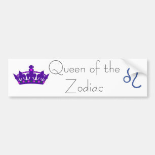 queen leo bumper sticker