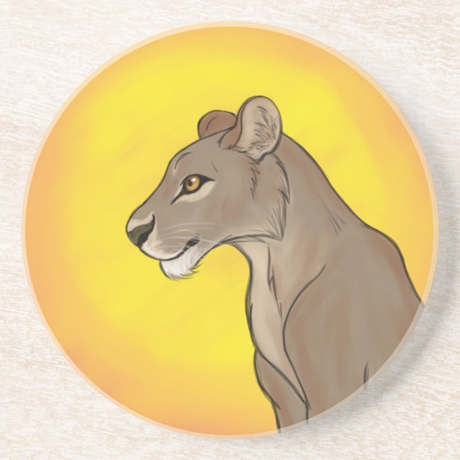 Queen Lioness Coaster (Front)