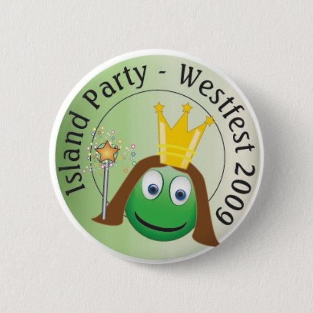 Queen Lo Party Button (Front)