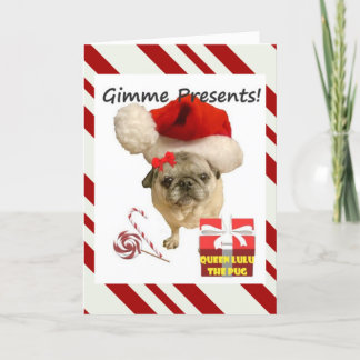 Queen Lulu Christmas Card! Holiday Card