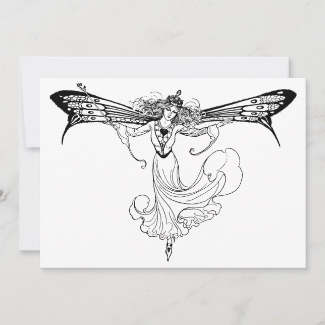 Queen Mab Fairy, Queen of the Fairies Invitation (Front)