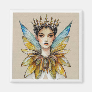 Queen Maeve - Fairy Watercolor Painting Magnet