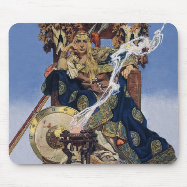 Queen Maeve Warrior Princess Fantasy Art Mouse Pad (Front)