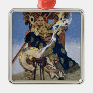 Queen Maeve Warrior Woman Princess Metal Tree Decoration