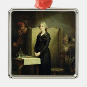 Queen Marie Antoinette in the Conciergerie Metal Ornament