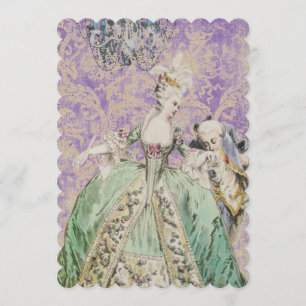 Queen Marie Antoinette - Invitations / RSVP