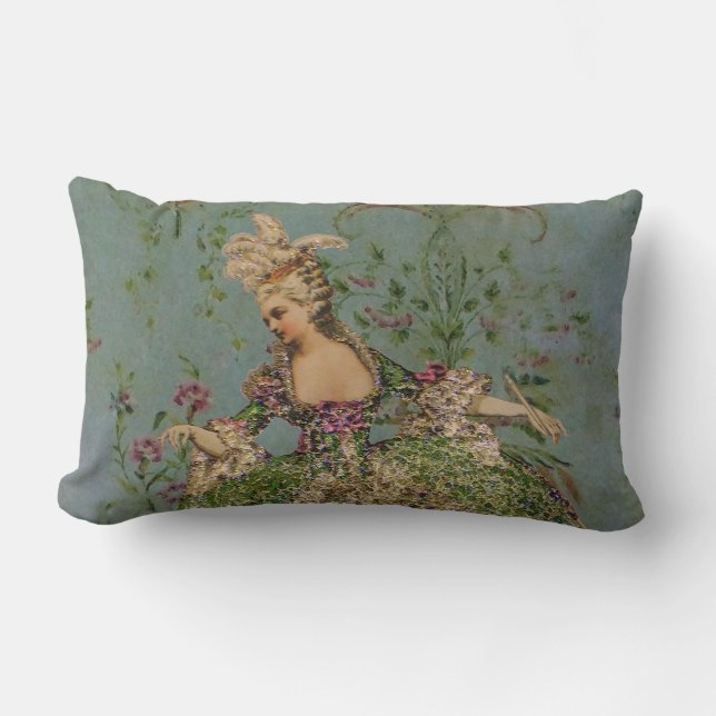 Queen Marie Antoinette - Lumbar Pillow 13x21 (Front)