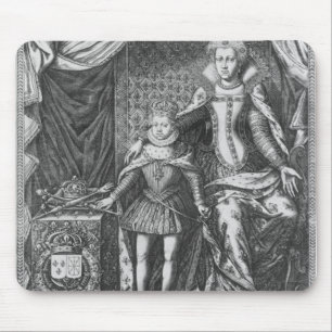Queen Marie de Medicis and Louis XIII as a Mouse Pad