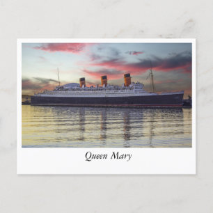 Queen Mary: A Historic Treasure in Long Beach Postcard