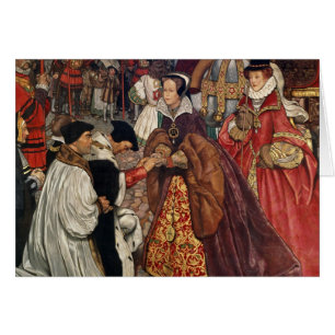 Queen Mary and Princess Elizabeth entering