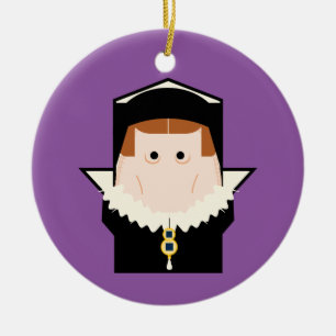 Queen Mary I Ceramic Ornament