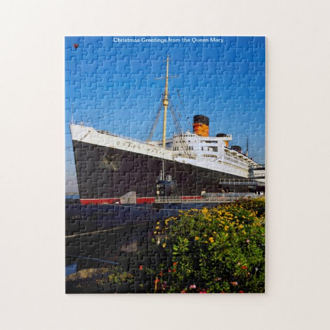 Queen Mary Liner Jigsaw Puzzle (Vertical)