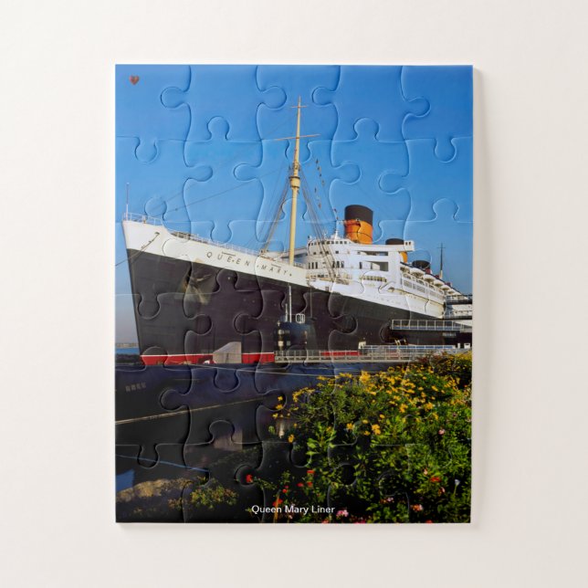 Queen Mary Liner Jigsaw Puzzle (Vertical)