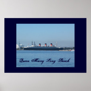 Queen Mary Long Beach  Wall Poster