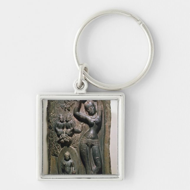 Queen Maya giving birth to the future Buddha Key Ring (Front)