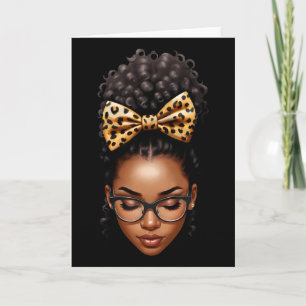 Queen Melanin Proud Black Women African Black Hist Card