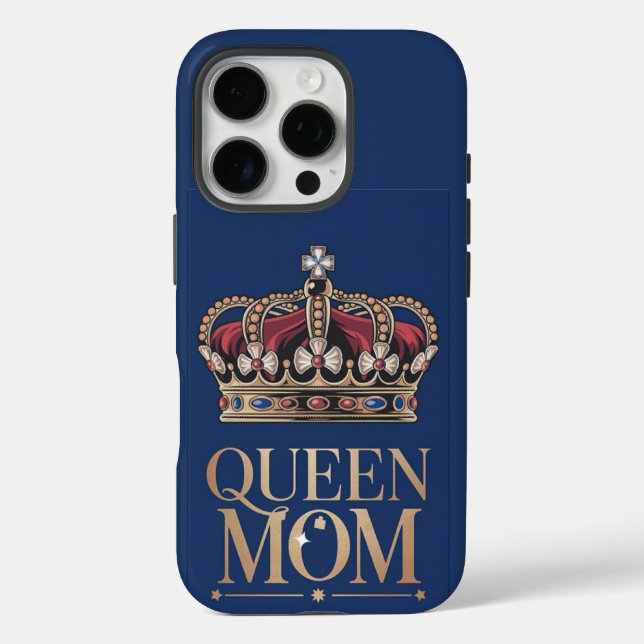 Queen Mum Crown Case-Mate iPhone Case (Back)