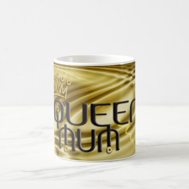 Queen Mum / gold crown Coffee Mug (Center)