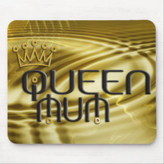 Queen Mum / gold crown Mouse Pad