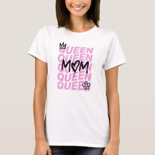 Queen Mum Graffiti Streetwear T-Shirt