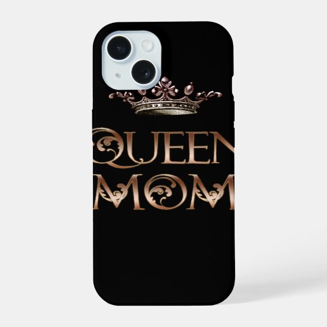 Queen Mum iPhone 15 Case (Back)